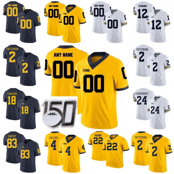 

custom michigan wolverines college football jerseys kids youth winovich jersey ronnie bell charbonnet tarik black quinn nordin stitched