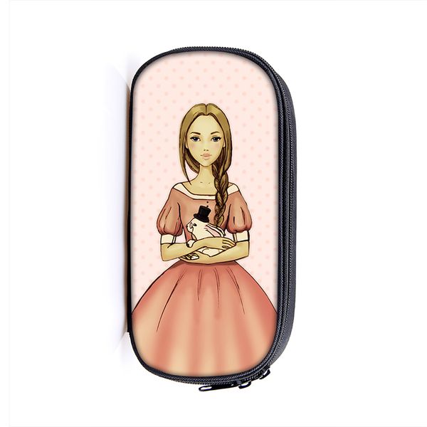 

famous person print cosmetic bag korean style women makeup bag pouch toiletry waterproof makeup organizer case necessaire t