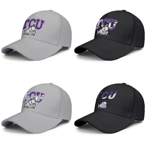 

tcu horned frogs football logo for men and women adjustable trucker cap custom fitted cute original baseballhats mesh effect flag logo, Blue;gray