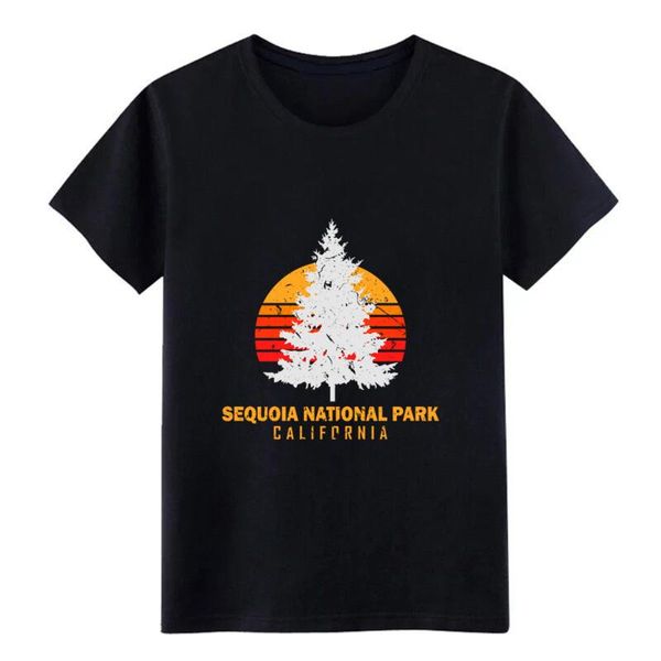 

sequoia national park t shirt men designer tee shirt crew neck formal crazy casual summer style letter, White;black