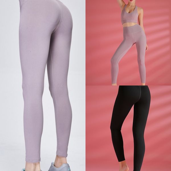 

nhud mall fashion womens solid color high waist leggings tight yoga run pant sports casual yoga pants, White;red