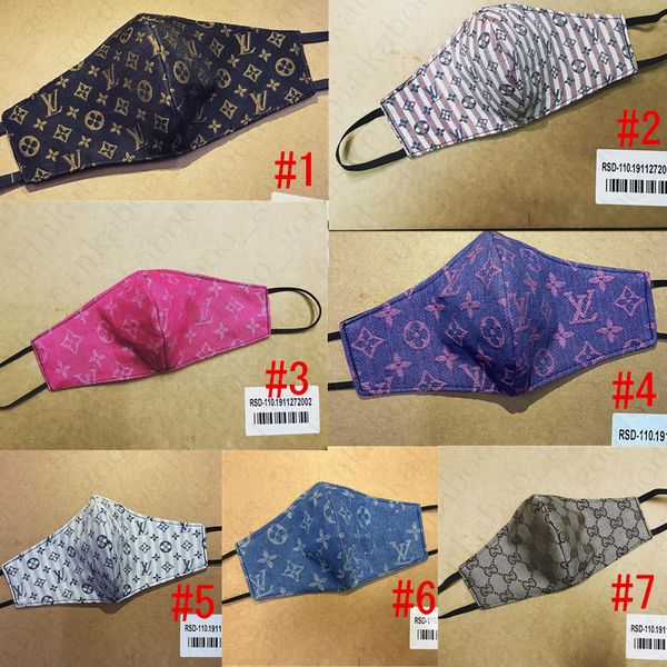 

brand mask milk fiber and mesh one layer designer face mask luxury letter sunproof cycling mouth masks facemask for men women d52808