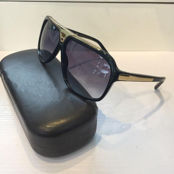 

2020 classic evidence millionaire sunglasses retro vintage men z0350w laser shiny gold frame style come with box, White;black