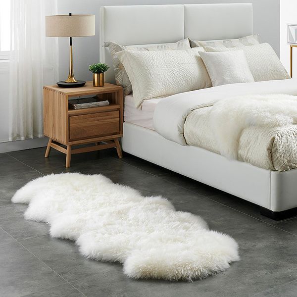 

2p 200x70cm australia wool carpets for living room soft sofa cushion bedroom carpet wardrobe/bay window rug cloakroom floor mat