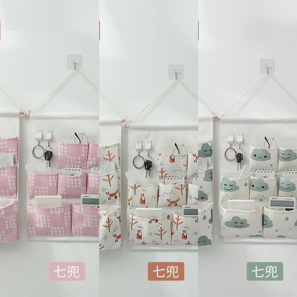 

d wall rack hanging bedroom wall hanging storage bag artifact behind door small cloth bag wardrobe fabric storage rack