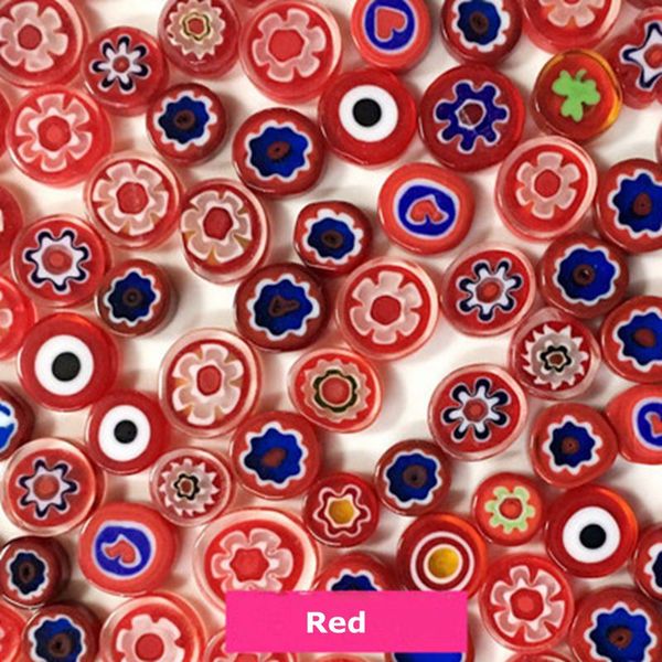 

28g mixed flower lucid round bead diy mosaic glass mirror handmade ornaments accessory candle holder lampshade craft zxy9735