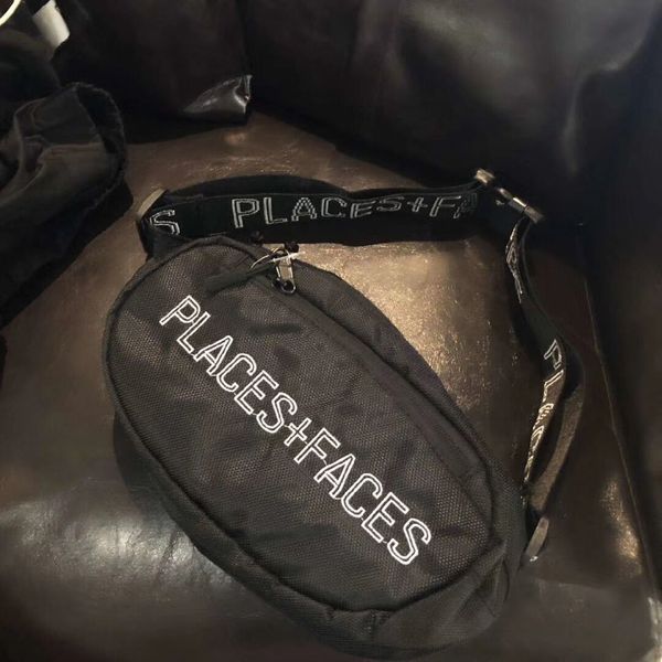 

new arrivals places+faces waistbag p+f women men hiphop streetwear flaces plus faces cross shoulder bags handbags