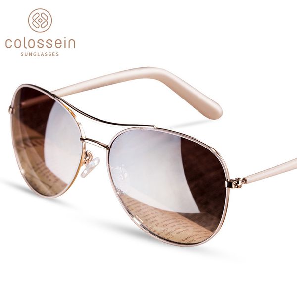 

colossein women vintage retro women's polarized sunglasses men driving glasses uv400 shade mirror y200619, White;black