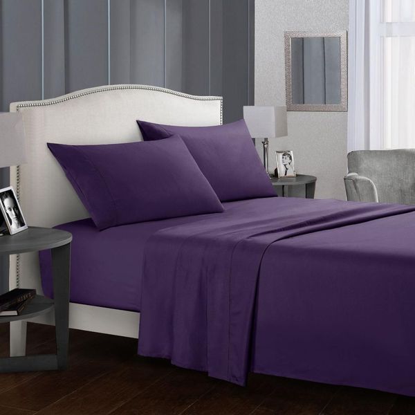 

bed sheets set luxury quality wrinkle and fade resistant-microfiber sheet sets