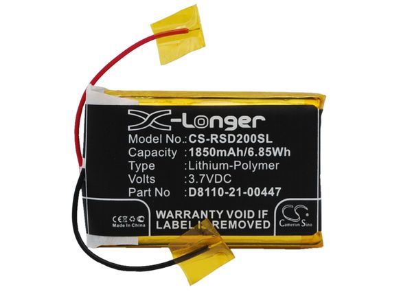 

cameron sino 1850mah аккумулятор d8110-21-00447 для roberts sports dab2