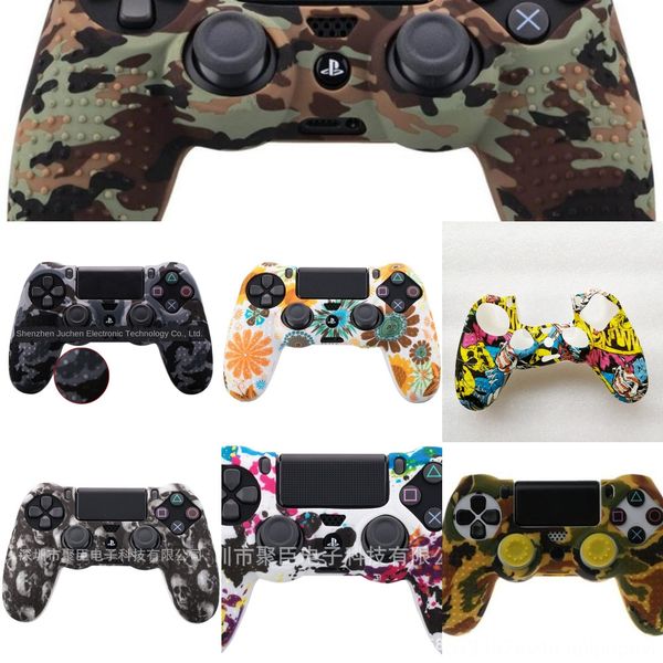 

fluul selling new arrive silicone 4 cover case protection skin for controller playstation skin ps4 sony