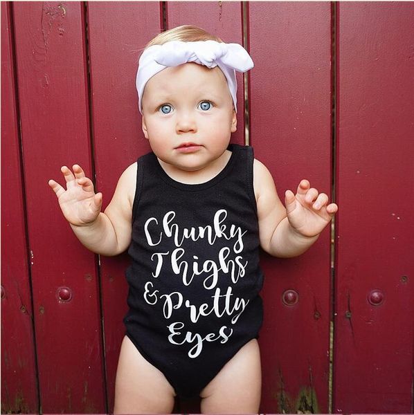 

summer 2019 toddler baby girl boys romper sleeveless letter printed jumpsuit outfits sunsuit clothes playsuit, Blue