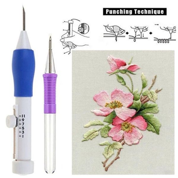 

magic pen embroidered embroidery weaving needle diy fantasy sewing tool 2018 drop shipping accessory, Black