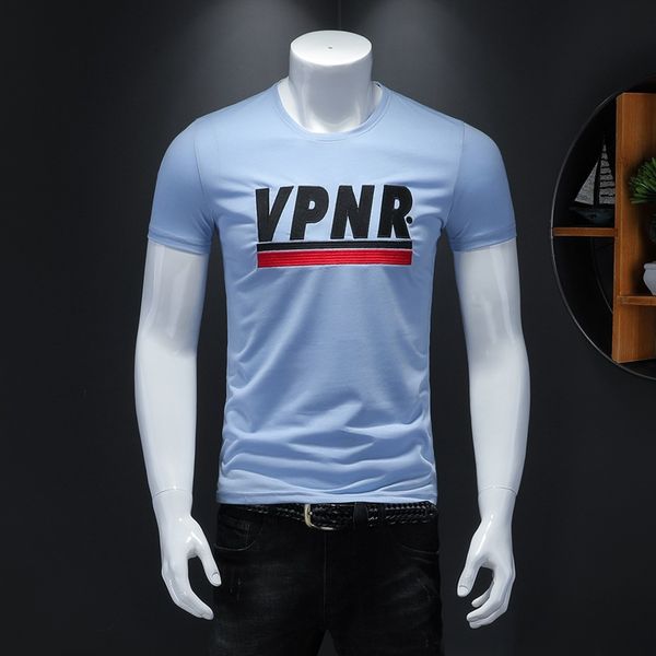 

2020 new designer mens running sport t-shirt gym fitness bodybuilding skinny print t shirt summer male jogging training tee brand tshirt, White;black