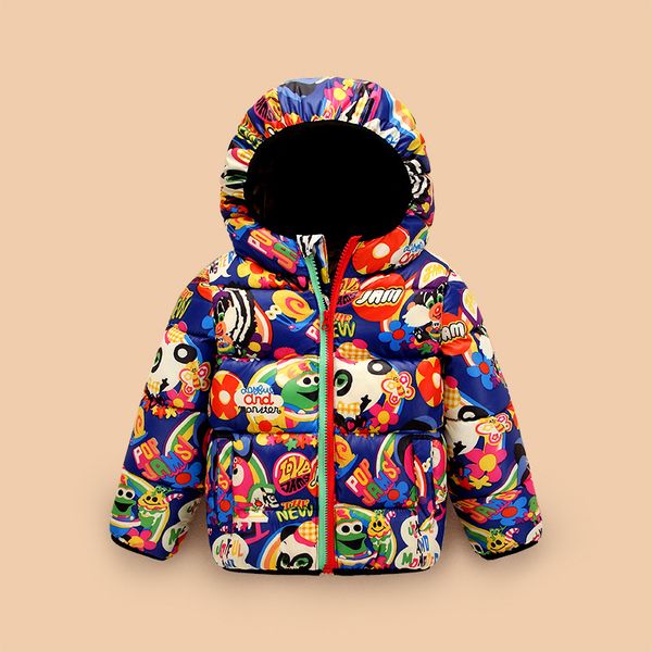 

мальчики с капюшоном куртки ветрозащитный пальто light zip хлопок подкладка дети ветровка повседневный цвет письмо верхняя одежда для детей, Blue;gray