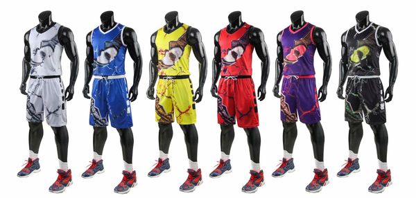 

оптовые настроенные мужчин баскетбол униформа, мужские комплекты спортивной одежды, костюмы скидка дешевые мальчик баскетбола наборы топы с, Blue;black