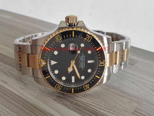 

2019 Новая Модель Часы 126603 43 мм Sea Dweller Deep 4000 керамическая Рамка 18 К Золото Стали Автоматические Мужские Часы Часы 126600 Наручные Часы