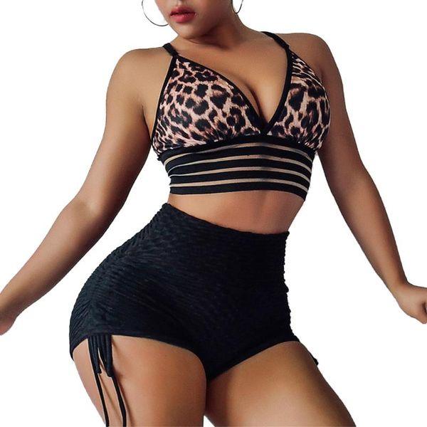

women high waist side drawstrings fitness hips shorts female tight sporty leggings breathable soft sport gym fitness yoga shorts, White;red