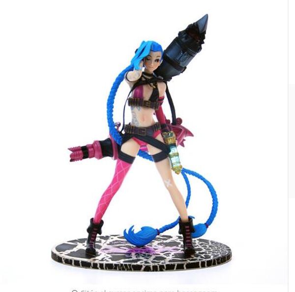 

lol 10" 24 cm jinx action figures game anime pvc model collection toys