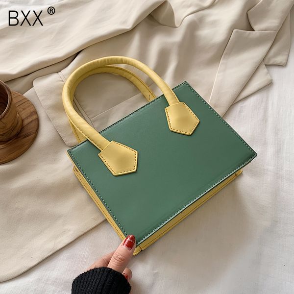 

bxx] pu leather crossbody bags for women 2020 spring fashion shoulder messenger bag female travel handbags simple style hl493