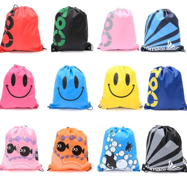 

waterproof travel shoulders bag storage shoes bag drawstring backpack for baby kids toy lingerie makeup riding cycling bags fa2261