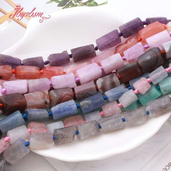 

6x8-8x12mm natural beads column shape loose natural stone beads for diy necklace bracelet earring jewelry making strand 15