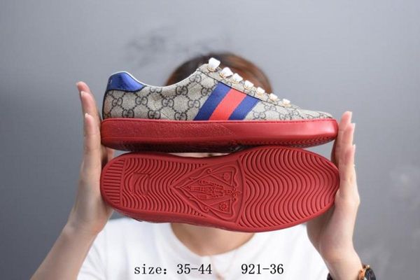 

xshfbcl italy shoes ace lussuoso embroidered white tiger bee snake shoes genuine leather sneaker mens women casual shoes, Black