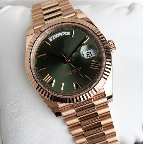 

wholesale AAA Luxury brand watch DAY DATE mechanical 40MM mens royal oaks aaa watch Stainless steel bezel Stainless steel strap Wristwatches
