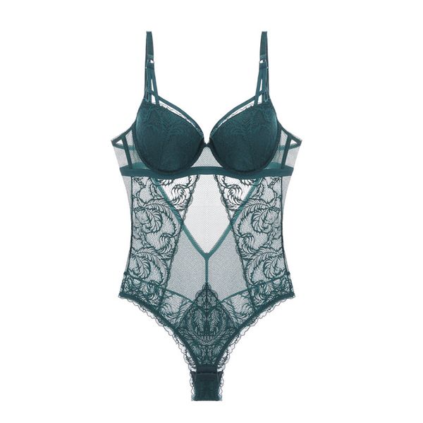 

bra set varsbaby underwire womens one piece underwear push up lace lingerie hollow beauty back bra set drop shipping, Red;black