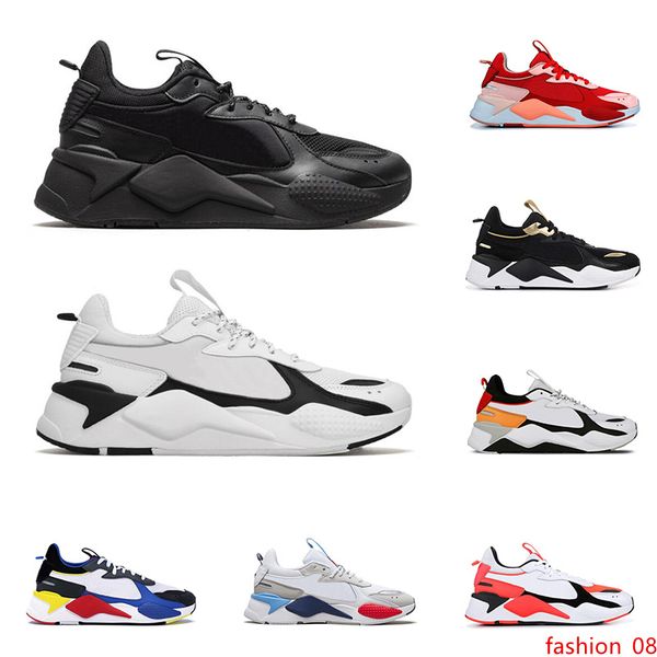 

2020 rs-x reinvention toys men women casual shoes triple black bright peach tracks mens breathable trainers platform sneakers size 36-45