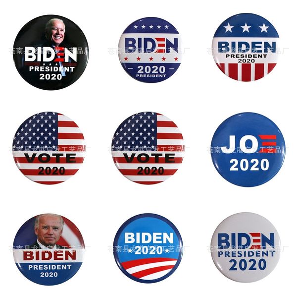 

flag lapel pin flag biden badge lapel pins biden badges brooch 0008 #145, Silver