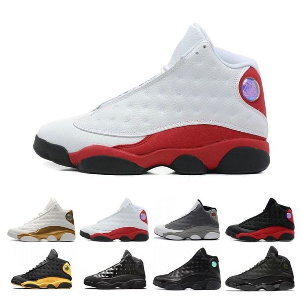 

qualitys 13 13s lakers rivals atmosphere grey phantom black cat men women basketball shoes flint bred olive sneakers