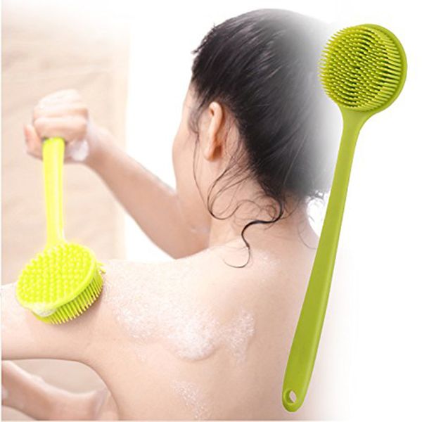 

multi-functional clean brush cutaneous massage bath brush silica gel anti-skid bath bathroom cleaning tools drop shipping