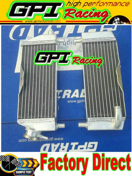 

2005 2006 2007 for kx250 kx 250 2-stroke aluminum radiator left&right 2 row