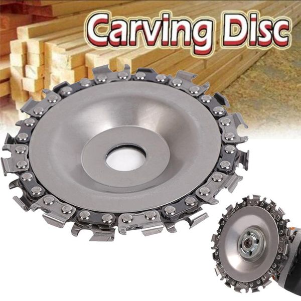 

1pc 4" 22 tooth disc cutting tool chain saw wood carving for 100/115 angle grinders