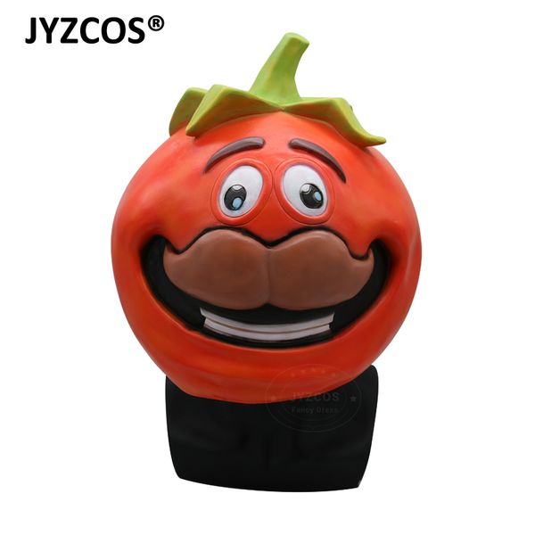 

jyzcos latex томатной маска для взрослого latex шлет halloween косплей партия маска реквизит, Black;red