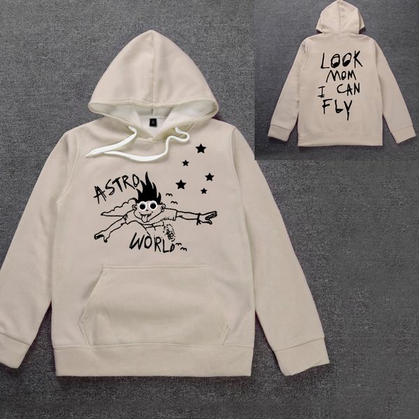 

19ss travis scoastroworld tour vegas fast release of men's and women's hoodies in 2020 look mom i can, Black