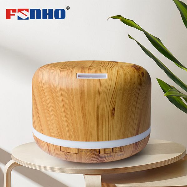 

funho aroma humidifier oil diffuser 500ml ultrasonic aromatherapy cool mist maker 7 color led light lamp humidificator for home