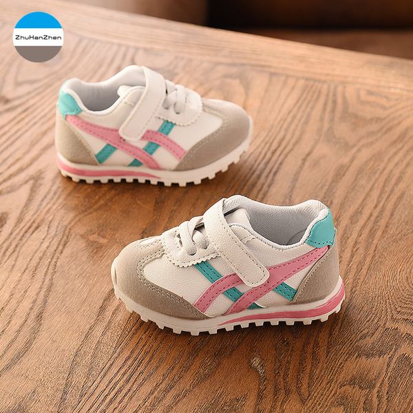 

2019 0 to 3 years old baby casual shoes fashion first walk infant sports shoes newborn soft boys and girls sneakers, Black