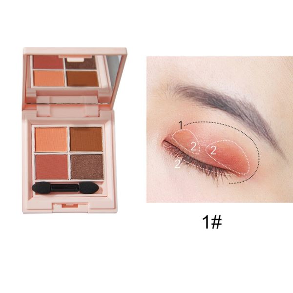 

pearlescent matte eyeshadow palette earth color waterproof sweat-proof lasting eyeshadow palette makeup