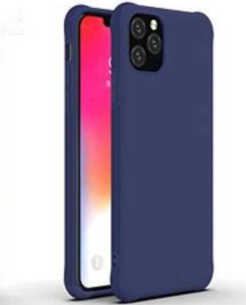 

new silicone phone case slim soft tpu cover for iphone 11 pro max xr 7 8 6 samsung note10 s10 s8 matte color