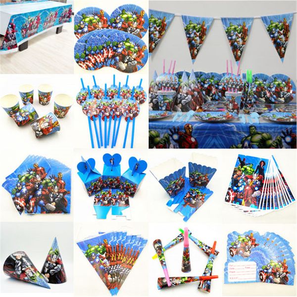 

birthday decoration party supplies decoration favors tablecloth cup plate straw napkin cap gift bag candy popcorn box
