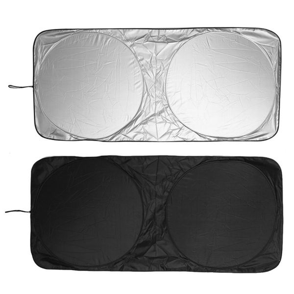 

car window sunshade universal windshield sunshade cover anti-uv 150*70cm car auto front rear windows protection