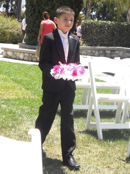 

custom made wedding suit boy suit (jacket+pant+vest, White;black