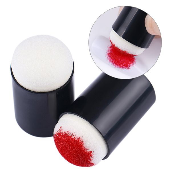 

reusable gradient nail sponges blooming pen dotting brush sponge head stamp manicure nail art tool diy uv gel gradient nails, Yellow
