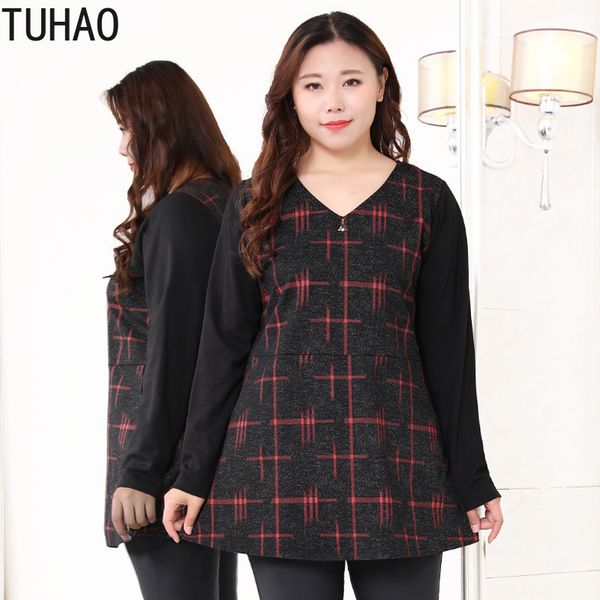 

tuhao blouse mother mom clothing plus size 10xl 8xl 6xl vintage blouses women office lady shirt casual wm07, White