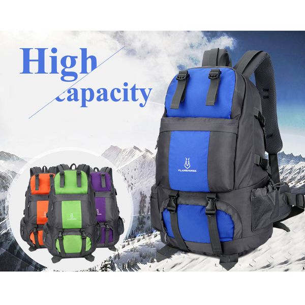 

50l outdoor hiking backpack waterproof mountaineering travel bag sport backpack climbing rucksack