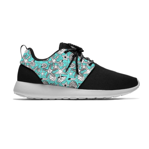 

starfish cartoon funny cool fashion kids sport running shoes casual breathable lightweight 3d print sneakers boys children girls, Black;red