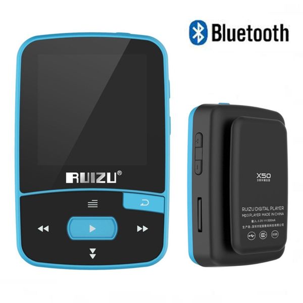 

ruizu x50 sport audio mini bluetooth mp3 player music audio mp 3 mp-3 with radio digital hifi hi-fi screen fm flac usb 8gb loss