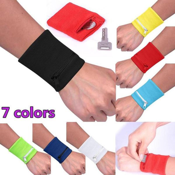 

молния wrist wallet чехол группа zipper запуск путешествия ключ для хранения хлопка cycling безопасно для running карты комфортная спорт ба